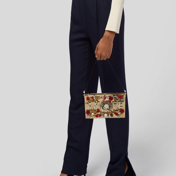 DOLCE & GABBANA  Crystals Roses,Jewels,  bag - Picture 3 of 10